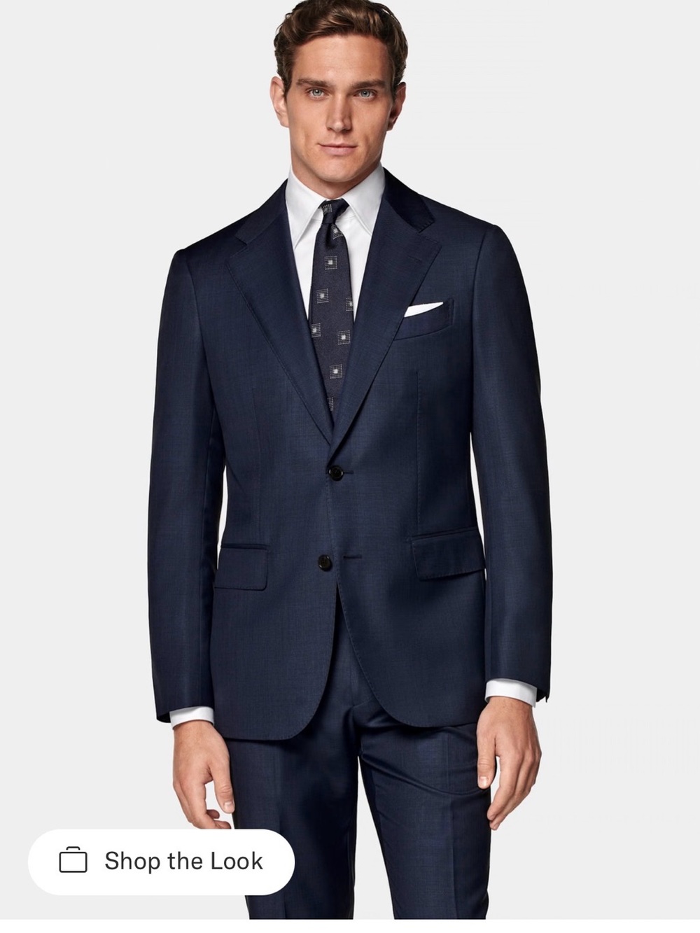 Suitsupply Navy Two-Button Wool Suit Jacket (just jacket)